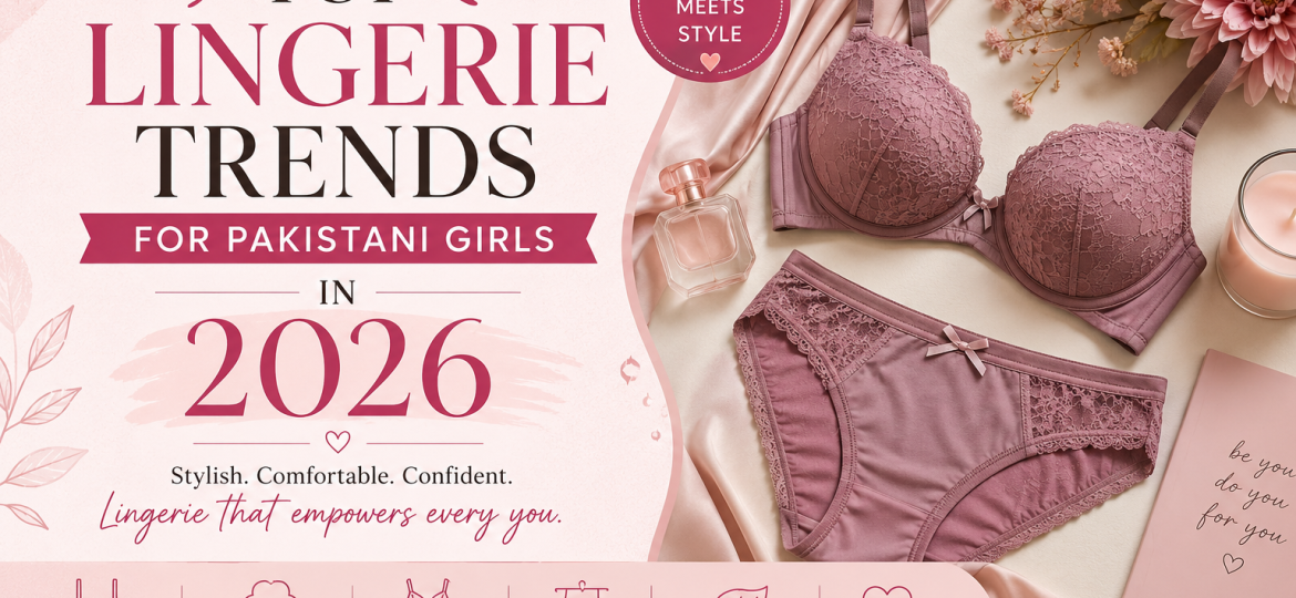 Top Lingerie Trends for Pakistani Girls
